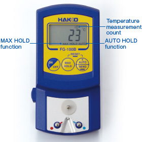 Eliminate human error in manual recording of measurement result by using FG-100B