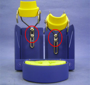 HAKKO FH-201 Iron Holder : Adjustable iron holders designed to be user-friendly