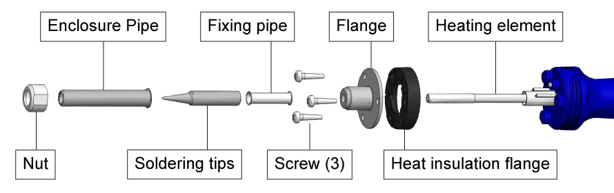 HAKKO FX-600 Exploded View