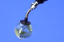 Bulb-shaped objects also can be suctioned